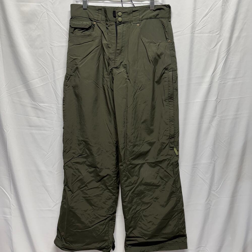 Ripzone Core 1000mm Women's Small Green Snowboard Pants 32x30 Ski Winter Skiing